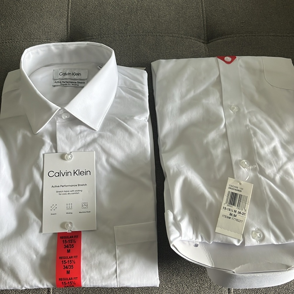 Calvin Klein Active Performance Stretch Men’s Dress Shirt